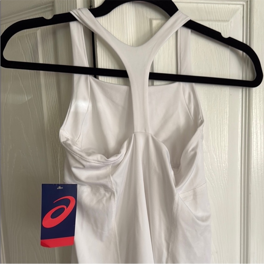 Asics Rally dress White athletic tennis dress XS. NWT - Picture 5 of 8